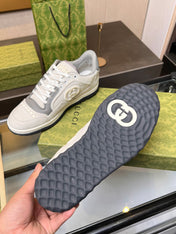 GG MAC80 TRAINER CREAMY WHITE AND GRAY CALFSKIN