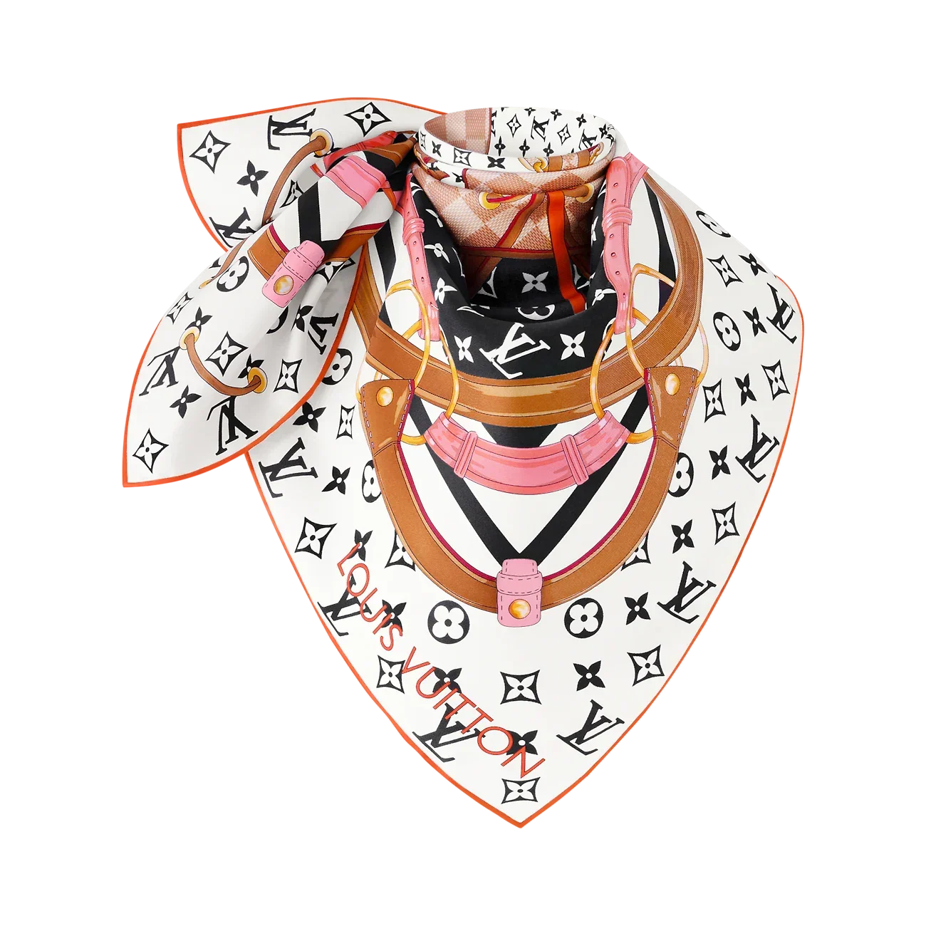 LV 26S SCARF 90 IN SILK 315064