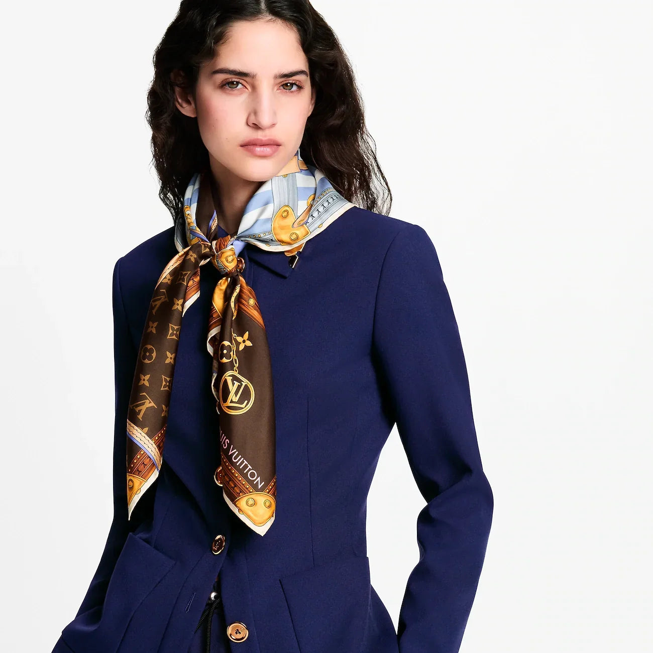 LV 26S SCARF 90 IN SILK 320845