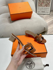 0ASIS SANDAL SEPIA CALFSKIN CLASSIC