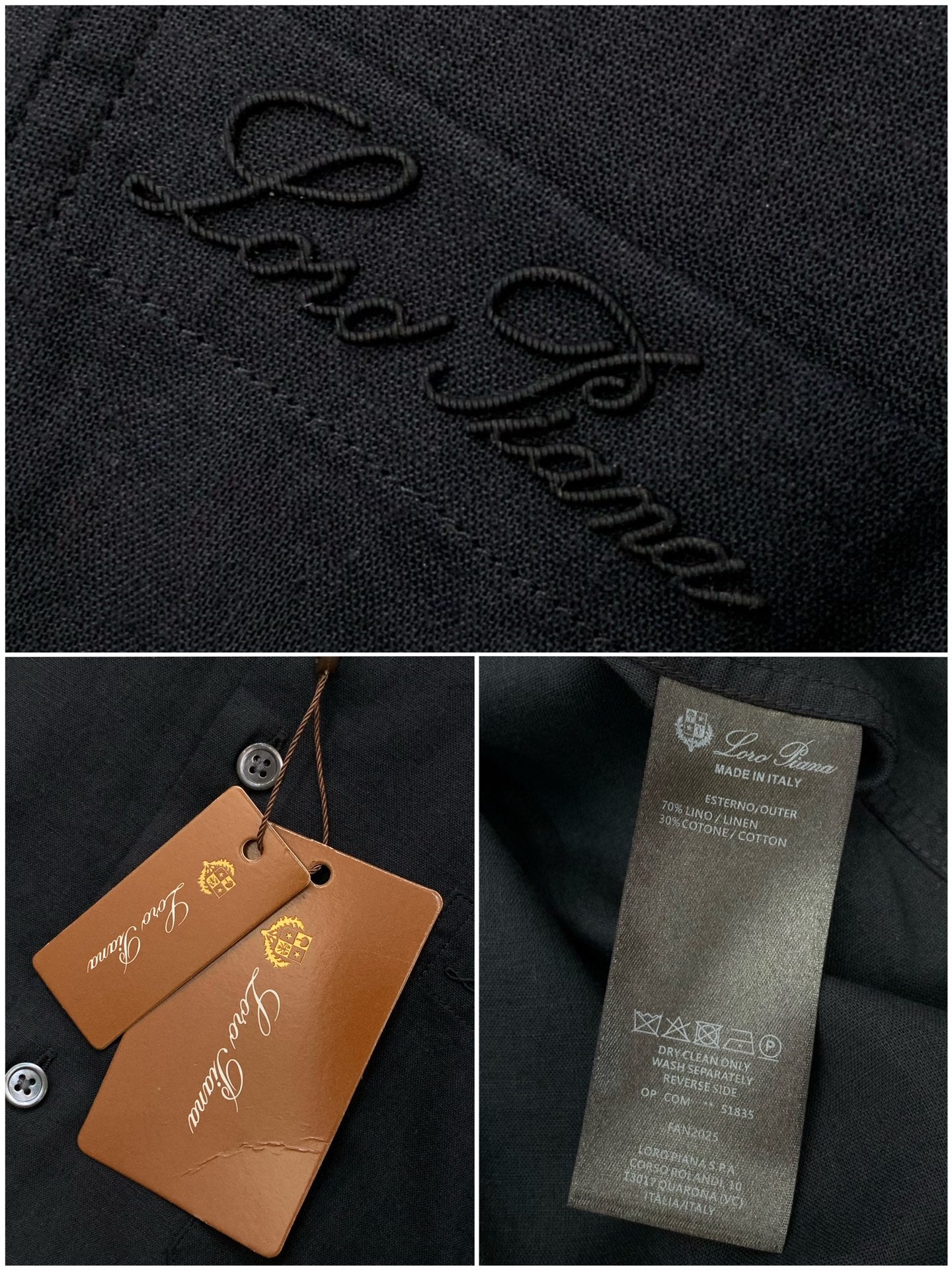 LORO PIANA 26S LONG SLEEVE SHIRT 848