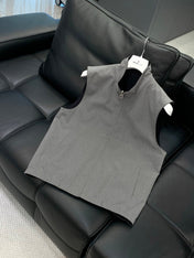 LORO PIANA 26S REVERSIBLE ZIP UP VEST 738