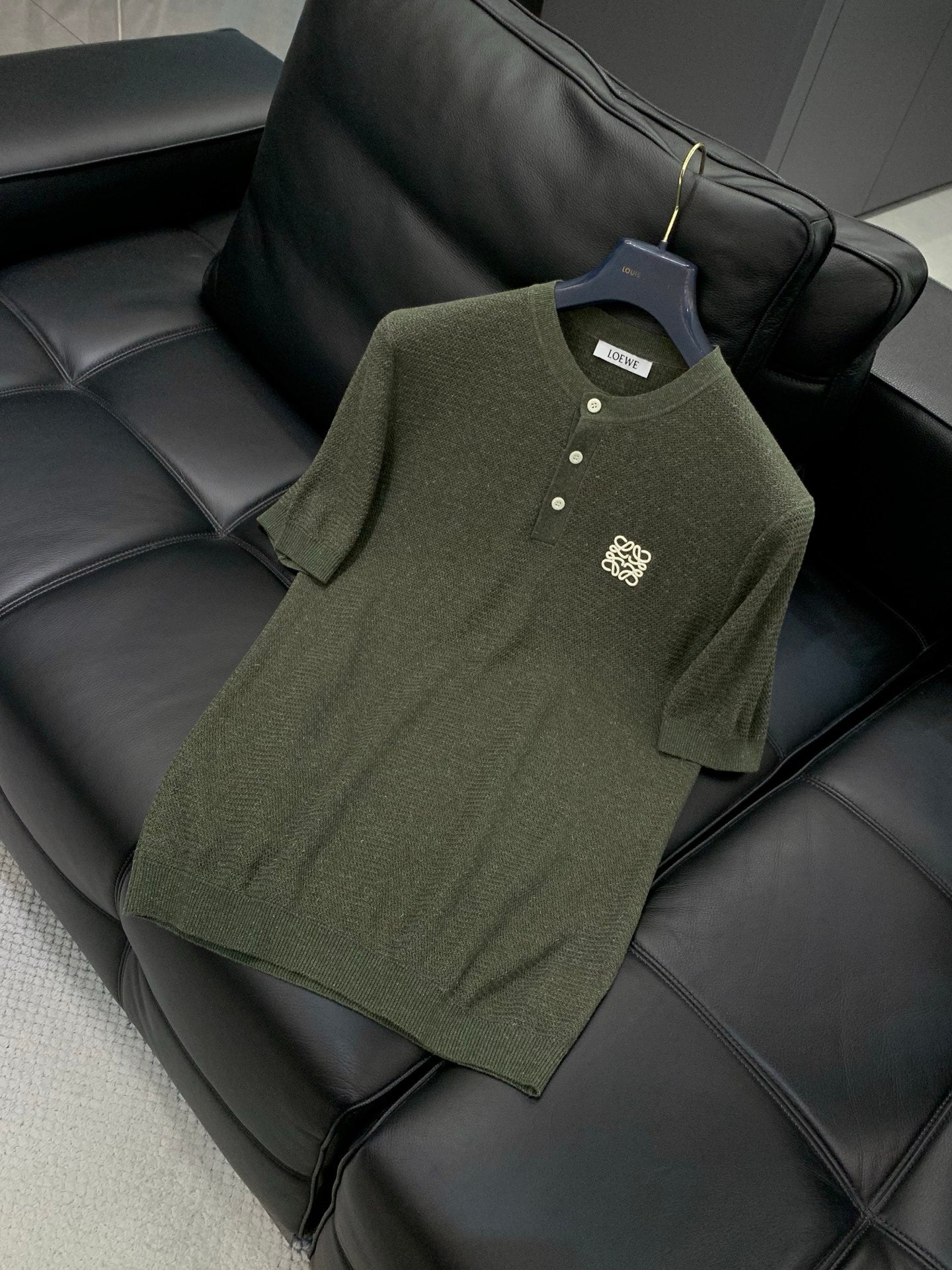 LOEWE 26S KNIT CREWNECK T-SHIRT 404