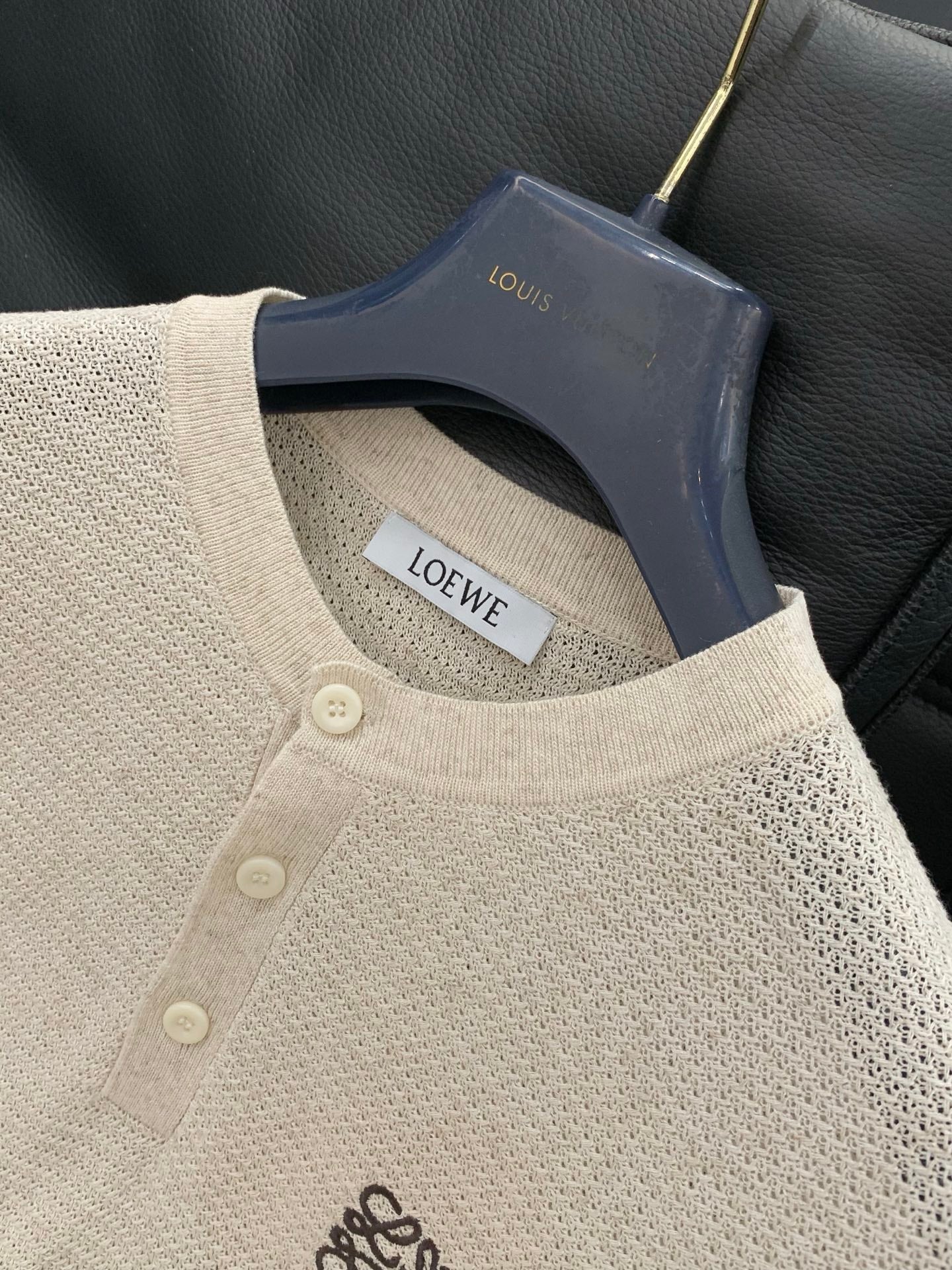 LOEWE 26S KNIT CREWNECK T-SHIRT 405