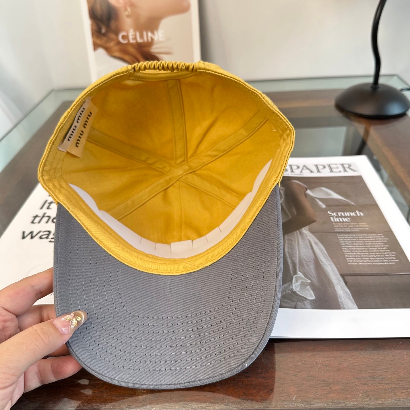 MIUMIU BASEBALL CAP STYLE 90