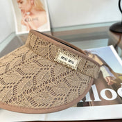 MIUMIU 26S LACE VISOR HAT 343478