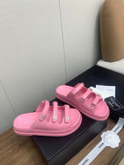 DAD SANDAL IN LIGHT PINK LAMBSKIN MULE