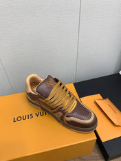 LV WOMEN'S TRAINER IN MARRON CALFSKIN
