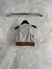 GUCCI CROPPED SLEEVELESS TOP STYLE 129