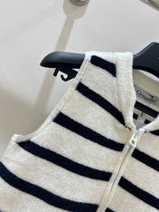 DIOR 25S SLEEVELESS STRIPED VEST STYLE 202