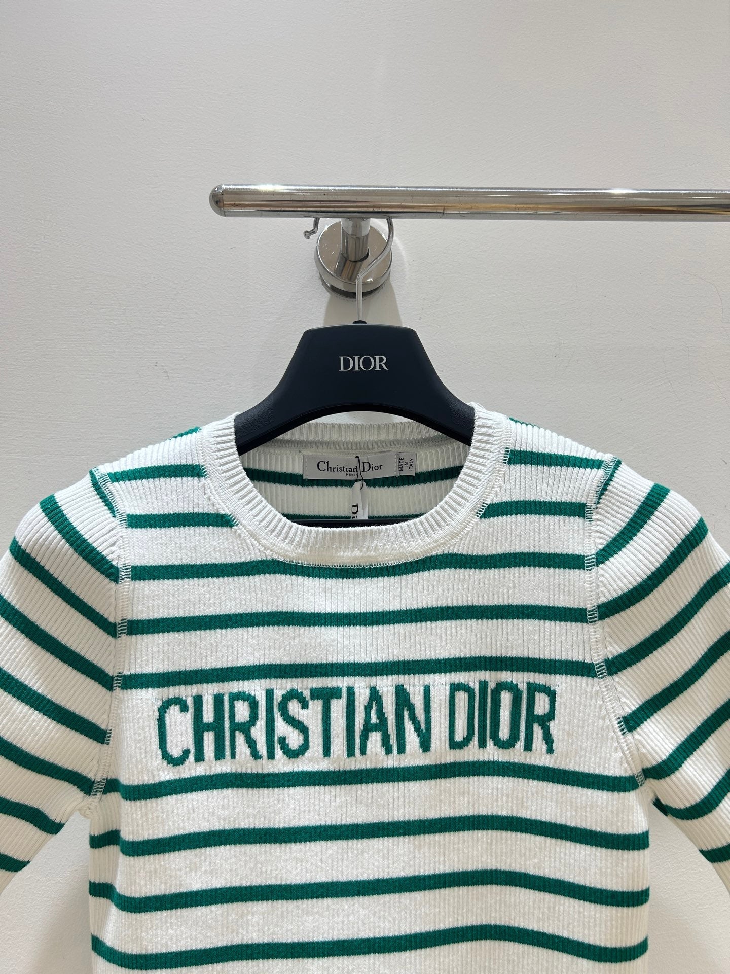 DIOR 25S STRIPED SHORT-SLEEVE T-SHIRT 671