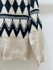 DIOR 25S PATTERNED TURTLENECK SWEATER 719