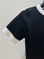 GUCCI 26S SHORT-SLEEVE KNIT CREWNECK TOP 490
