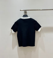 GUCCI 26S SHORT-SLEEVE KNIT CREWNECK TOP 490