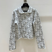 DIOR 26S OBLIQUE JACQUARD KNIT JACKET 1326