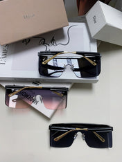 SUNGLASS CLUB M1U 566688 IN BLACK ACETATE PINK SMOKE LENSES