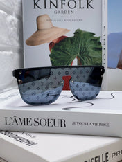 WAIMEA SUNGLASSES 581362 IN BLACK ACETATE MONOGRAM ON LENS
