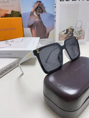 SQUARE SUNGLASS 581369 IN WHITE ACETATE