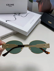 TRIOMPHE SUNGLASSES 548596 IN METAL BLACK LENSES