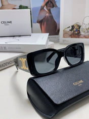 TRIOMPHE SUNGLASSES 548602 IN BLACK ACETATE