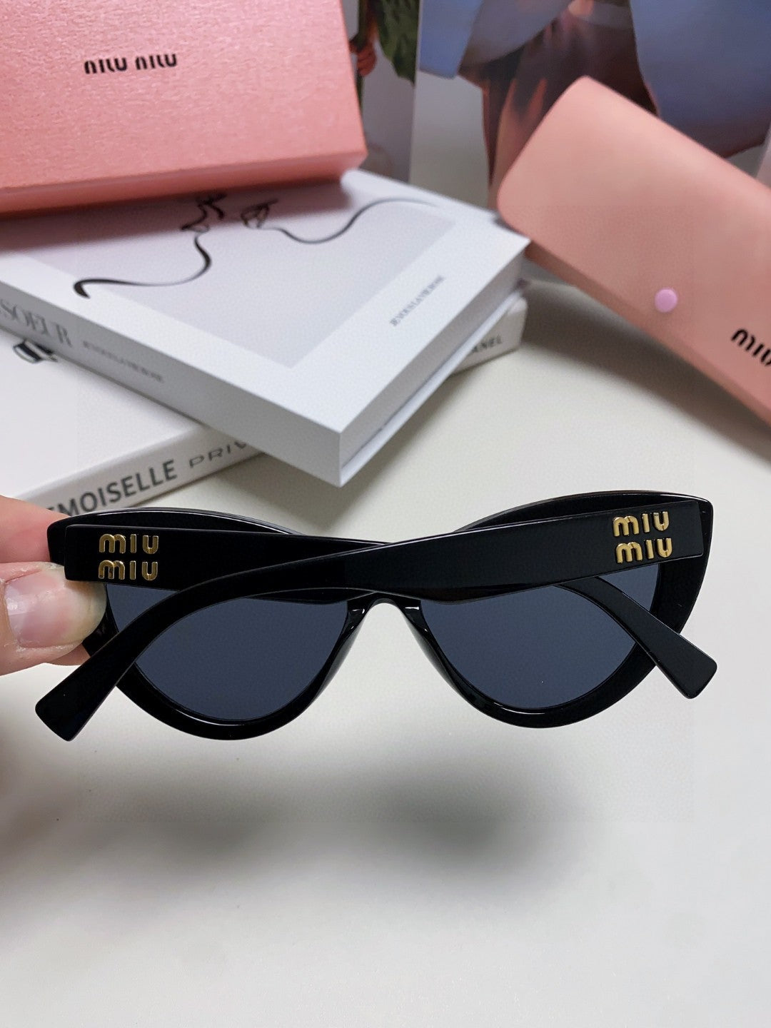 MIUMIU 26S CAT EYE FRAME IN ACETATE 439509