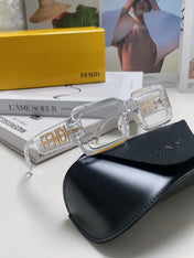 EMBOSSED LOGO DIAGONAL RECTANGULAR SUNGLASSES 563312 IN ACETATE