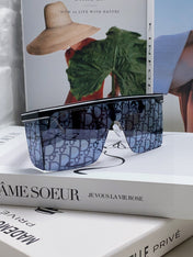 OBLIQUE SUNGLASS CLUB M1U IN BLACK ACETATE