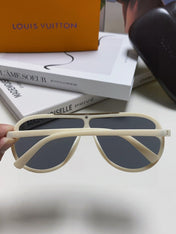 BLACKWOOD SUNGLASSES 567458 IN IVORY ACETATE GOLD METAL