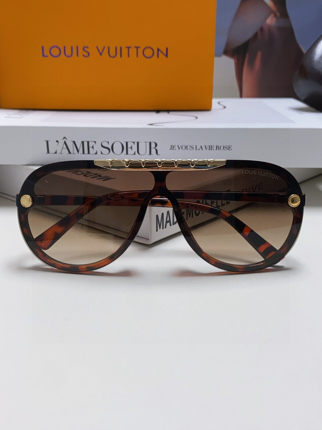 BLACKWOOD SUNGLASSES 567460 IN HAVANA ACETATE GOLD METAL