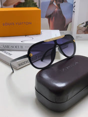 BLACKWOOD SUNGLASSES 567461 IN BLACK ACETATE GOLD METAL