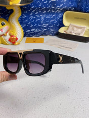 CLASH PILOT SUNGLASSES 567480 IN BLACK ACTETE GOLD METAL