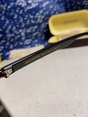 PILOT SUNGLASSES 571636 IN METAL BLACK LENSES MONOGRAM LOGO