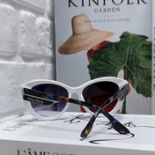 GLIMPSE SUNGLASSES 576814 IN WHITE ACETATE