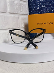 CAT EYE SUNGLASSES Z1657W IN BLACK ACETATE MONOGRAM LOGO