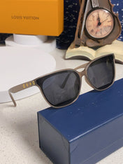 CAT EYE SUNGLASSES 571648 IN BEIGE CLEAR ACETATE