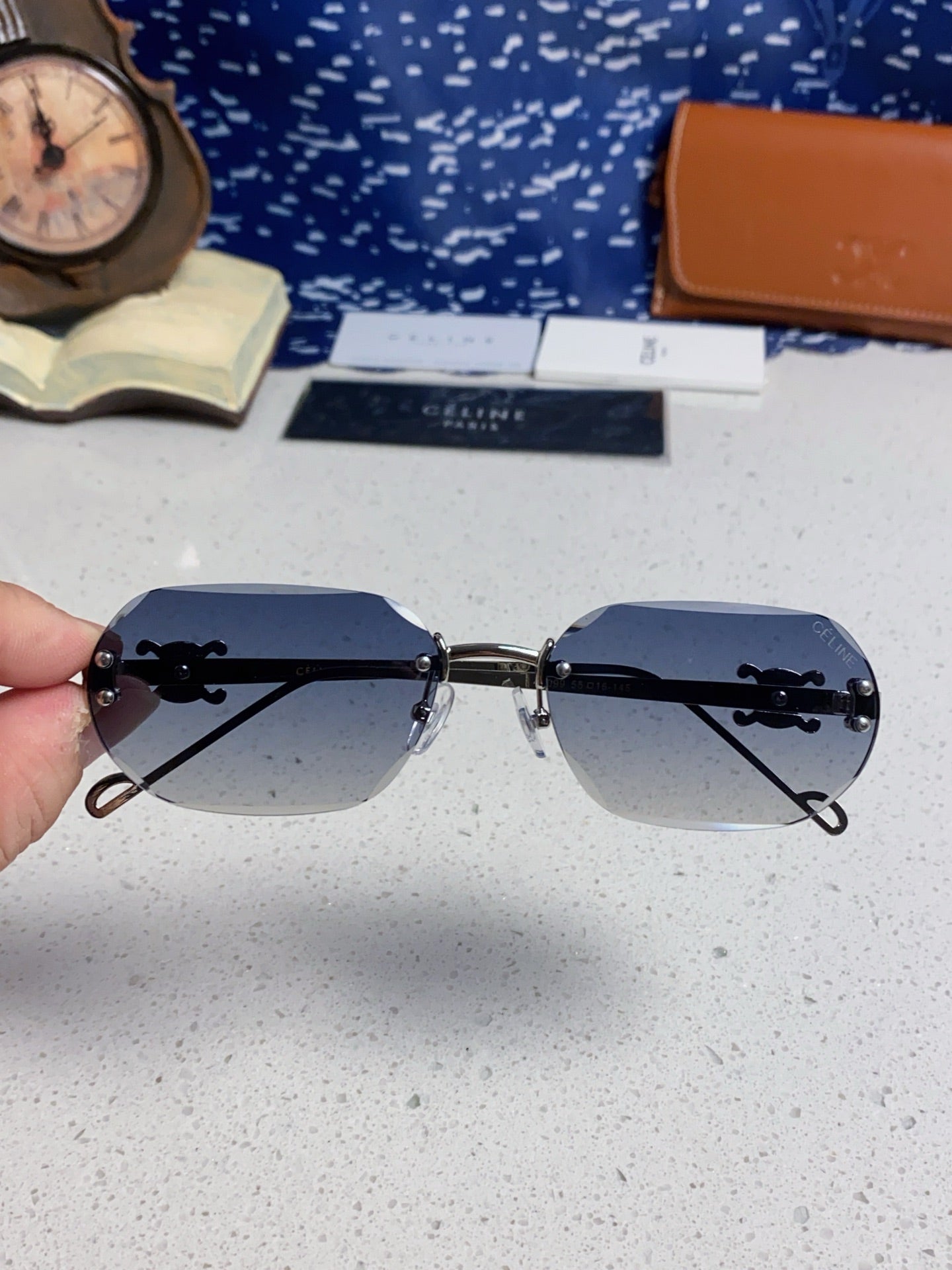 CELINE 26S SHIELD FRAME IN METAL 426362