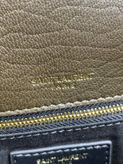 CALYPSO 36 CHAIN BAG IN DARK GREEN LAMBSKIN