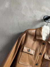 YSL 25S LEATHER JACKET STYLE 221