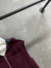 PRADA 25S SUEDE DOWN VEST 385
