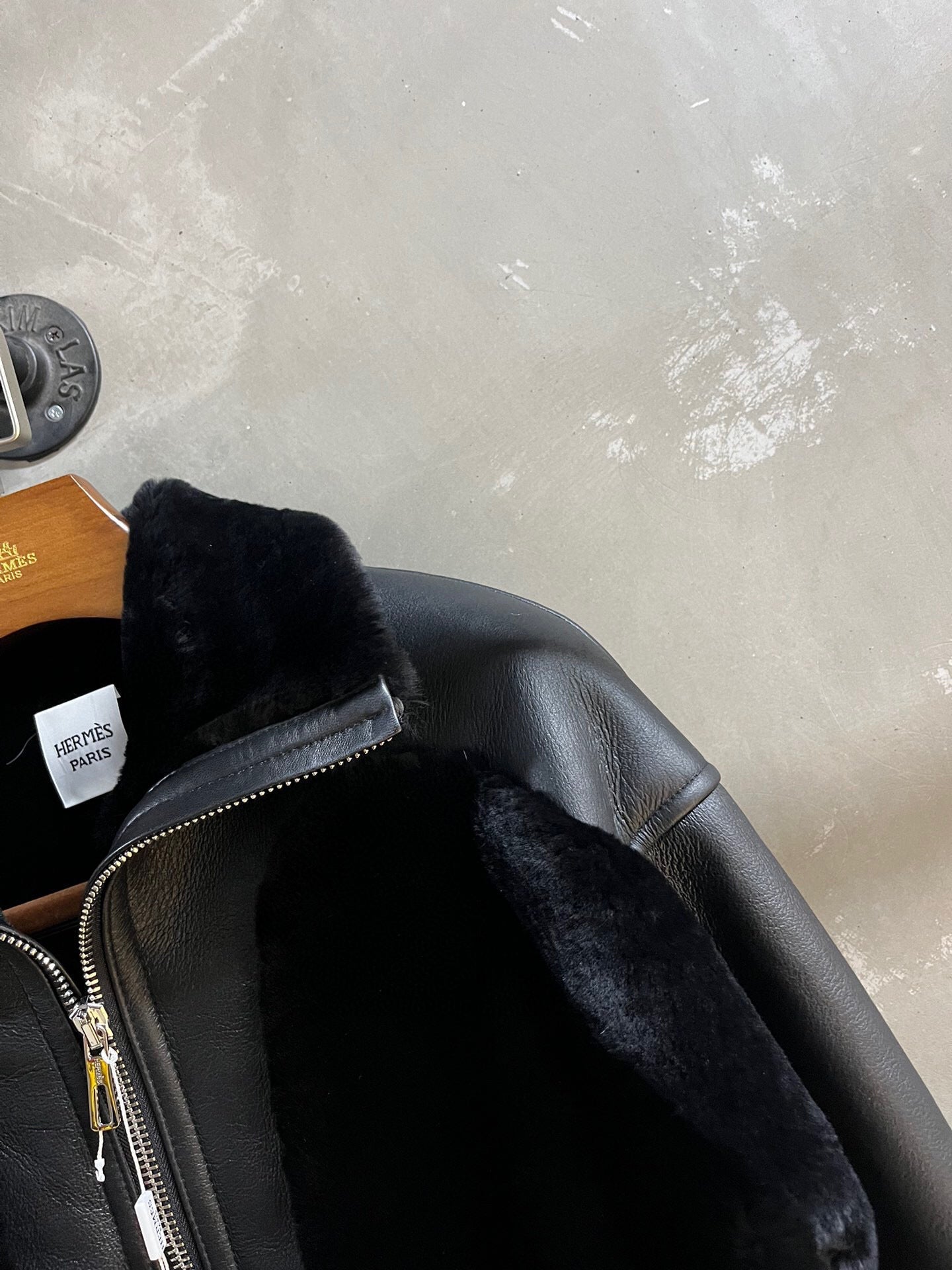 HERMES 25S SHEARLING JACKET 349