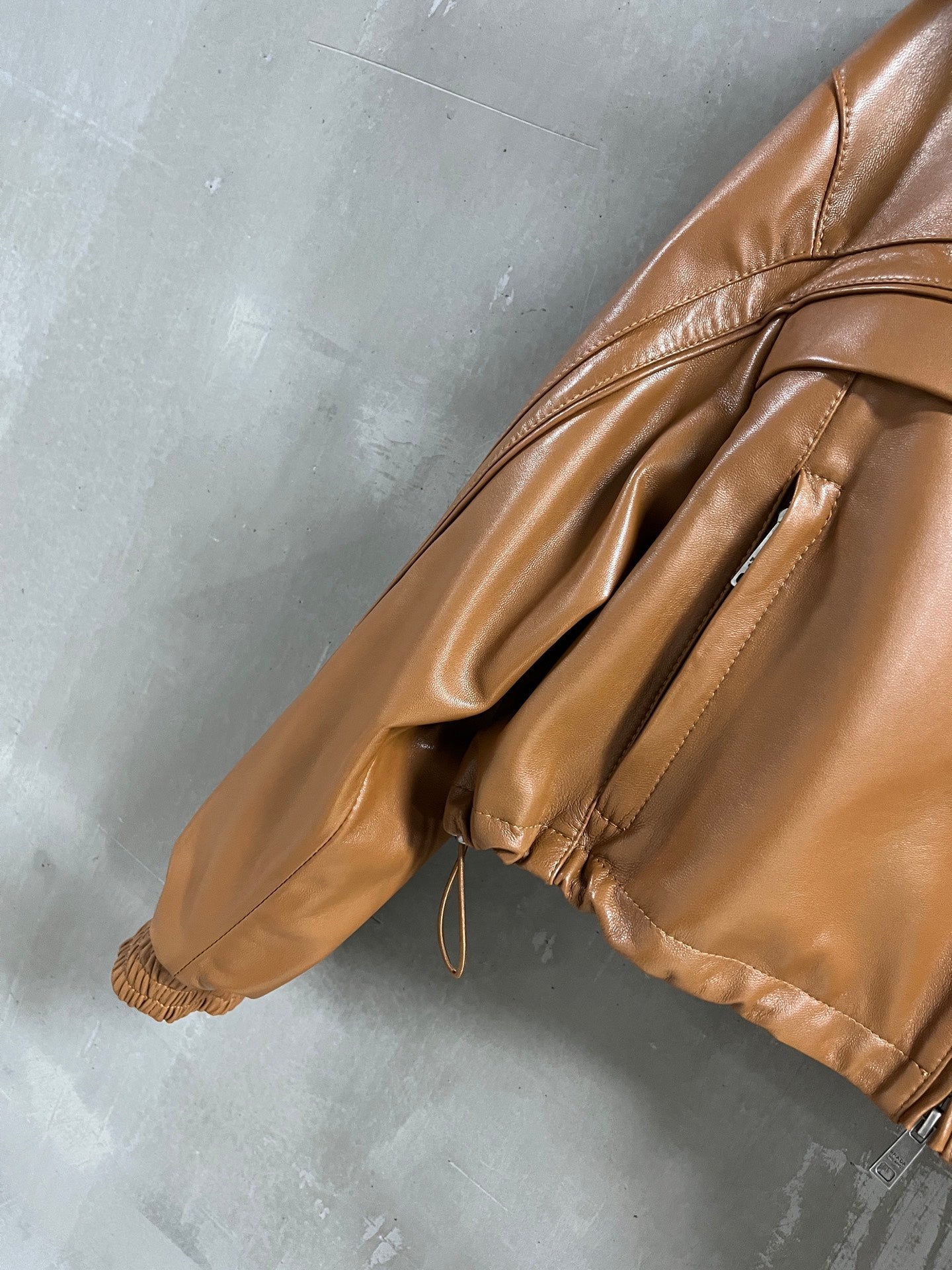 PRADA 26S LEATHER JACKET 1120