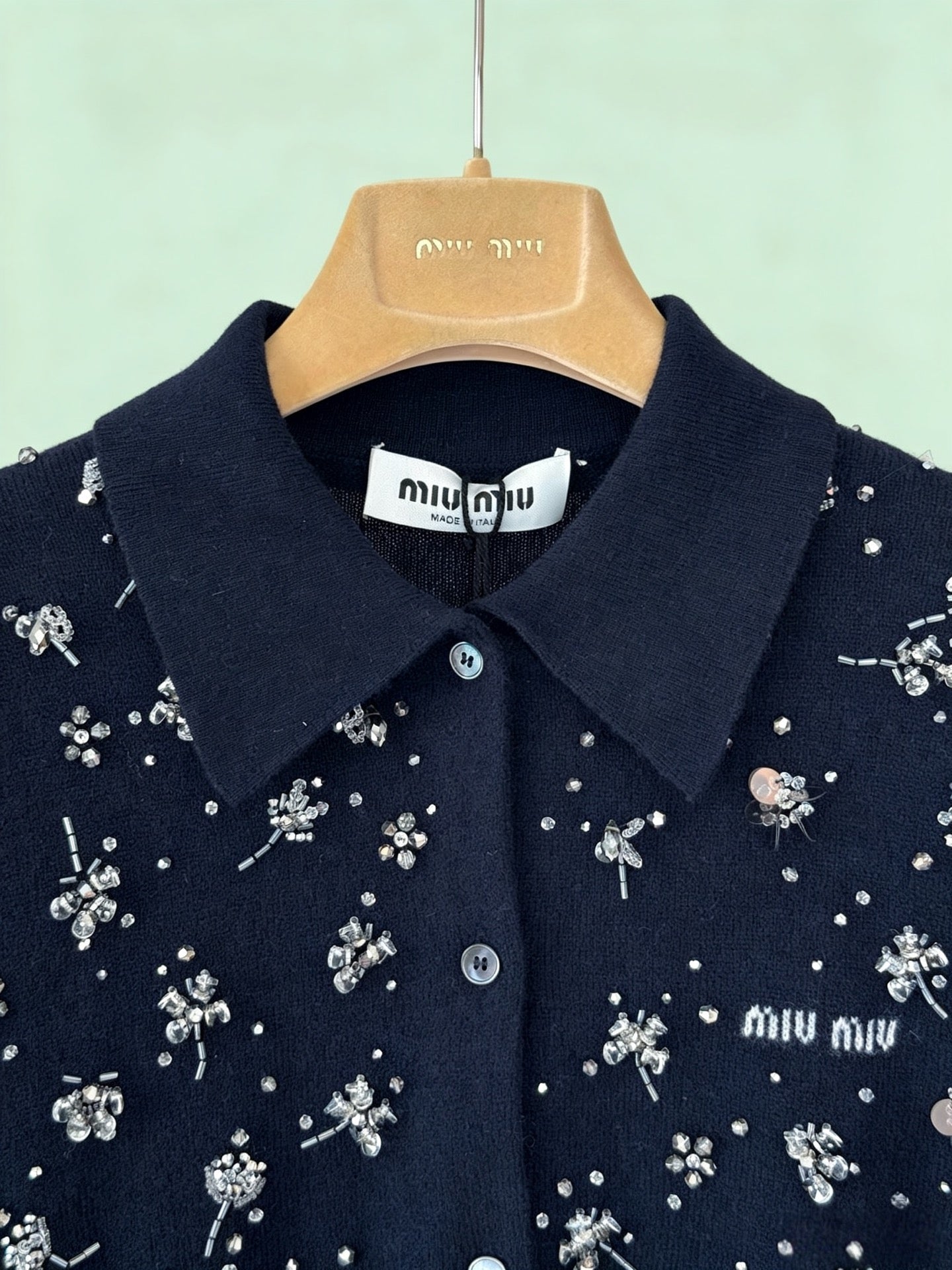 MIUMIU 26S POLO CARDIGAN 1560