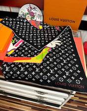 LV SCARF 90 CM IN SILK 10