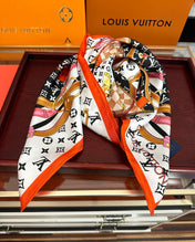 LV SCARF 90 CM IN SILK 729071