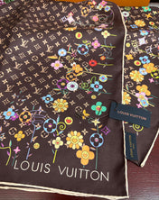 LV SCARF 90 CM IN SILK 730542