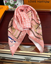 LV SCARF 90 CM IN SILK 733840
