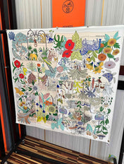 HERMES 25S SCARF 90 IN SILK 735741