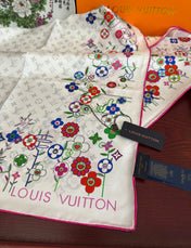 LV SCARF 90 CM IN SILK 01
