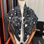 CHANEL 26S SCARF 90 IN SILK 311894