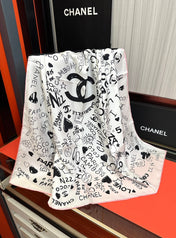 CHANEL 26S SCARF 90 IN SILK 311895